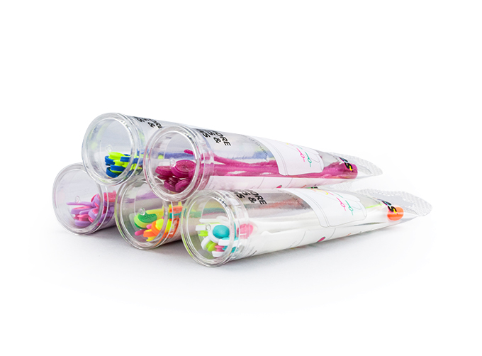 TRANSLUCENT PLASTIC PENCIL CASE PKG(4)